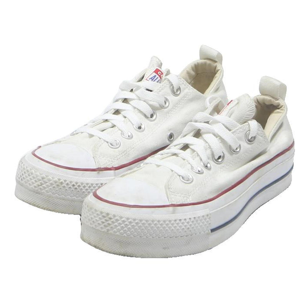 CONVERSE Chuck Taylor Womens Low Top Trainers Canvas White UK 5.5 Classic