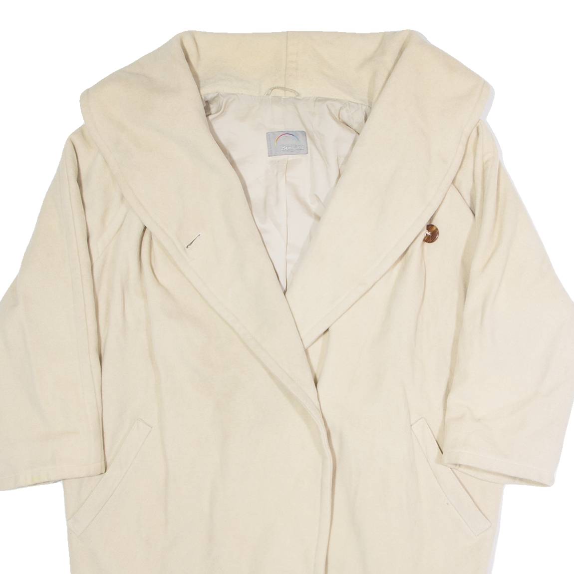 BOGNER Womens Overcoat Coat Beige L