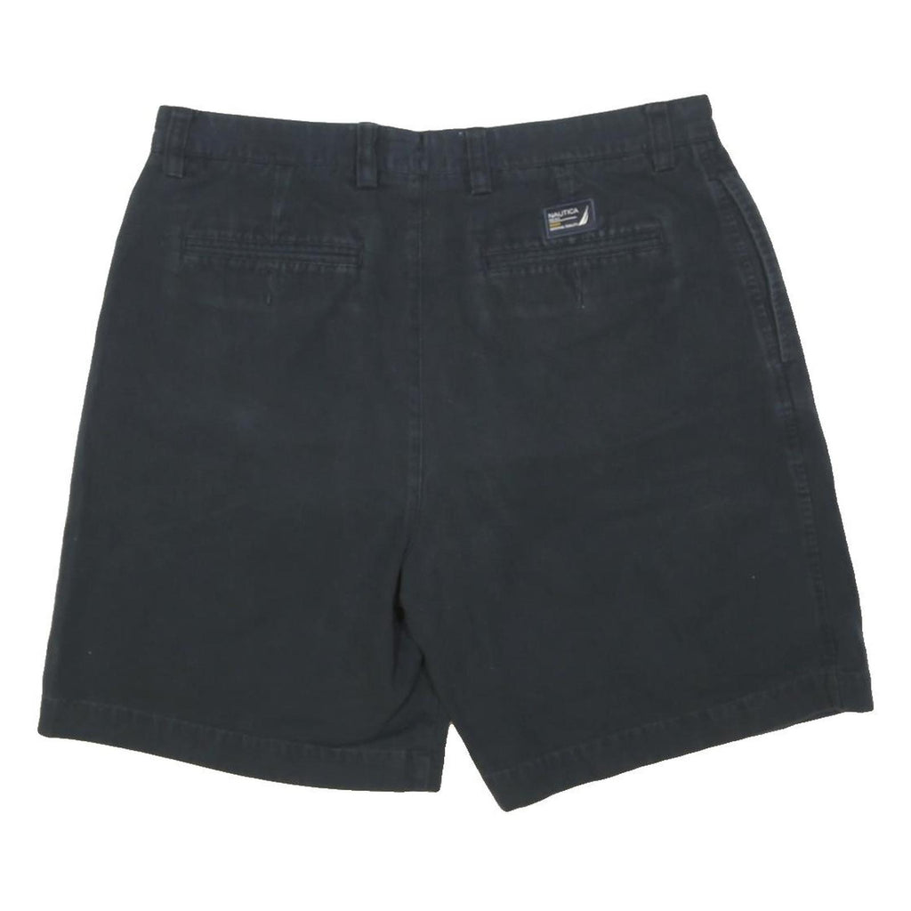 NAUTICA Mens Shorts Black Casual Plain L W36 Comfortable Stylish