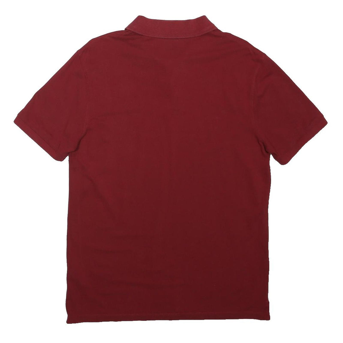 BOSS HUGO BOSS Mens Red Short Sleeve Plain M Polo Shirt Cotton Casual