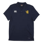 CANTERBURY Mens Blue Short Sleeve Polo XS Embroidered Crest Sports Shirt