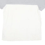 GUESS Mens Grey & White Logo Graphic T-Shirt XL Short Sleeve Crew Neck Casual