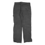 DICKIES Mens Cotton Blend Black Regular Fit Straight Leg Trousers W32 L32
