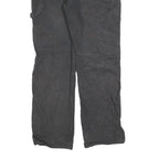 DICKIES Mens Cotton Blend Black Regular Fit Straight Leg Trousers W32 L32