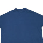 LACOSTE Womens Blue Cotton Blend Short Sleeve Basic Polo Shirt XL Casual