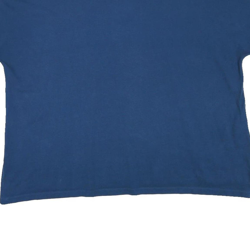 LACOSTE Womens Blue Cotton Blend Short Sleeve Basic Polo Shirt XL Casual