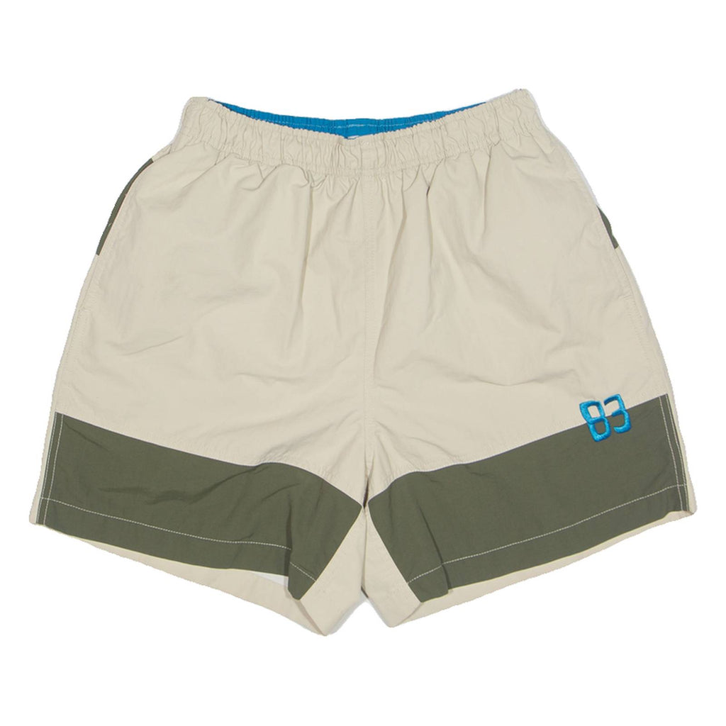 NAUTICA Mesh Lined Mens Swimming Shorts Beige Relaxed S W24