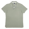 DIADORA Womens Green Short Sleeve Plain Polo Shirt M Cotton Casual Sportswear