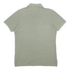 DIADORA Womens Green Short Sleeve Plain Polo Shirt M Cotton Casual Sportswear