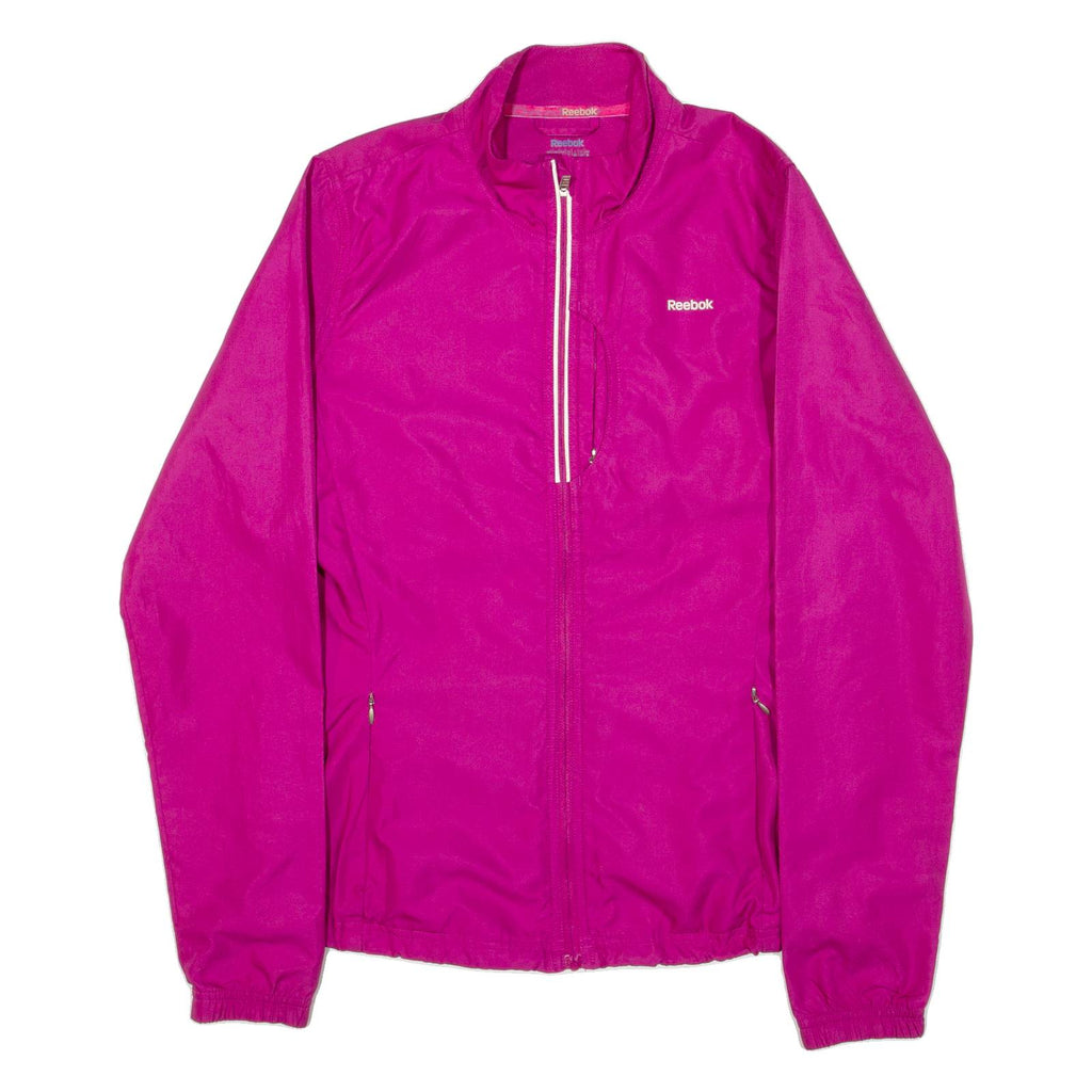 REEBOK Womens Windbreaker Jacket Pink S