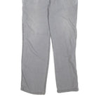 CARHARTT Mens Grey Regular Fit Straight Leg Cotton Blend Trousers W34 L32