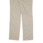 DICKIES Mens Jeans Beige Regular Straight Denim W30 L33 Zip Cotton Blend