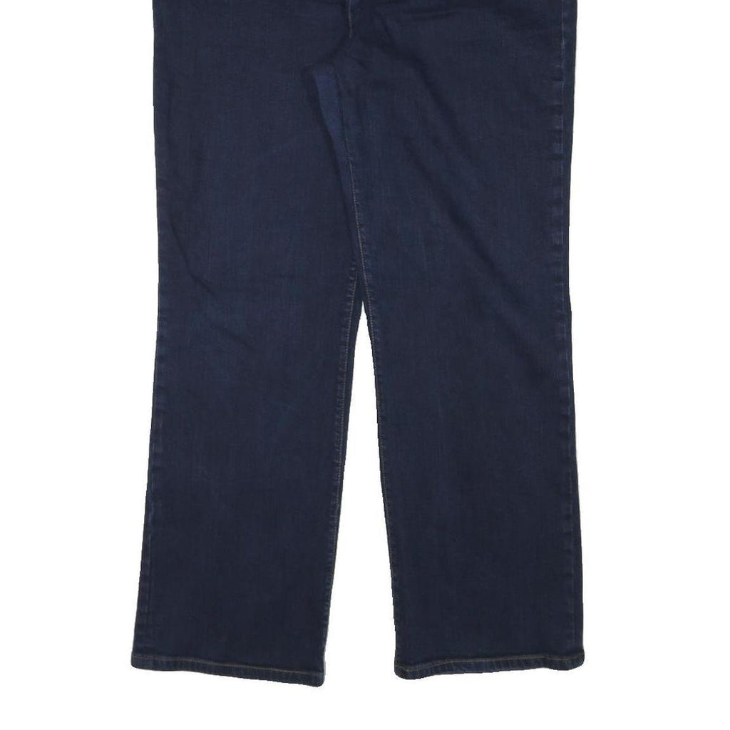 CHAPS Womens Jeans Blue Regular Straight Denim Dark W36 L28 Classic Zip