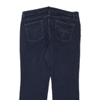 CHAPS Womens Jeans Blue Regular Straight Denim Dark W36 L28 Classic Zip