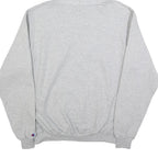 CHAMPION Mens Grey WSU Cougars Pullover Hoodie L Cotton Blend Comfort