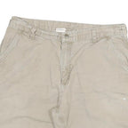 CARHARTT Womens Shorts Beige Casual Plain 2XL W35 Cotton Blend