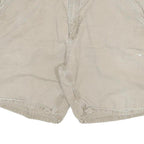 CARHARTT Womens Shorts Beige Casual Plain 2XL W35 Cotton Blend