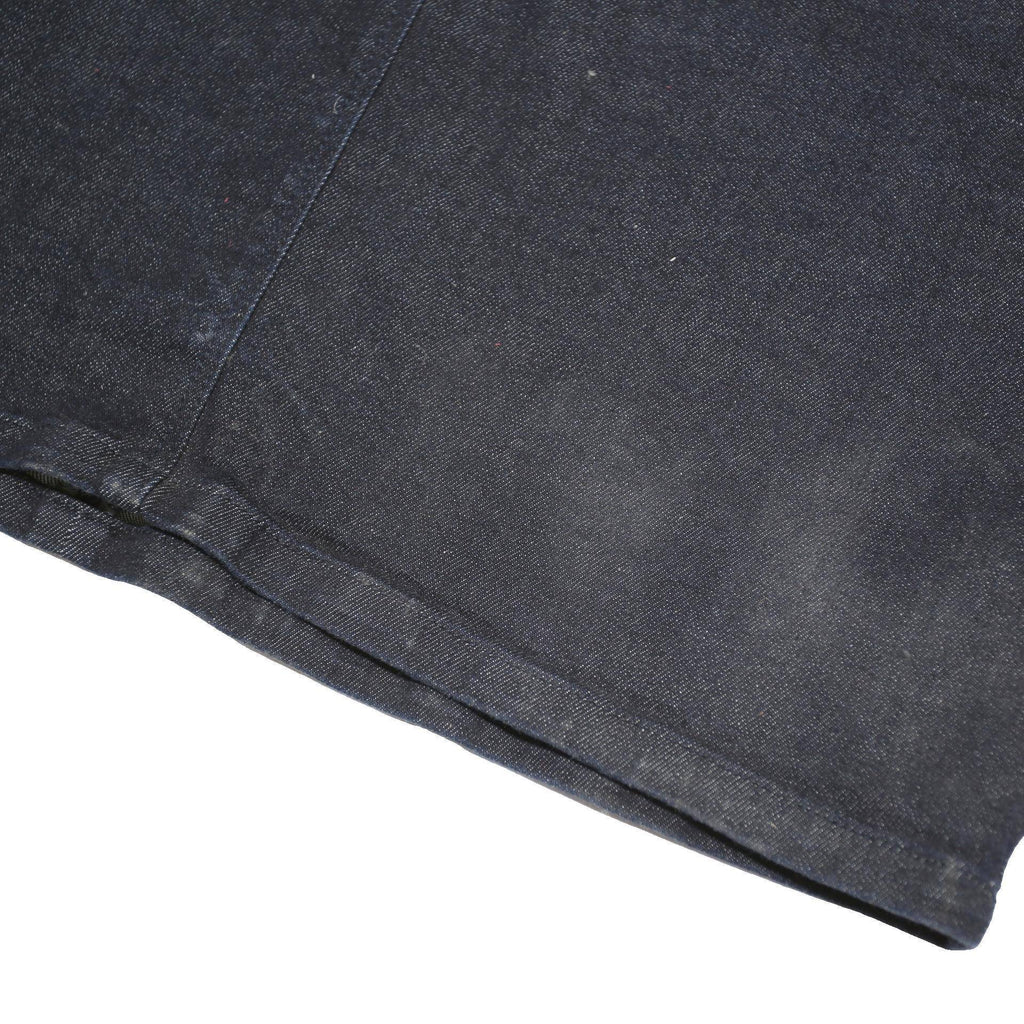 PHASE EIGHT Womens Blue Denim Shift Cotton Blend Dress UK 16 Zipper Pockets