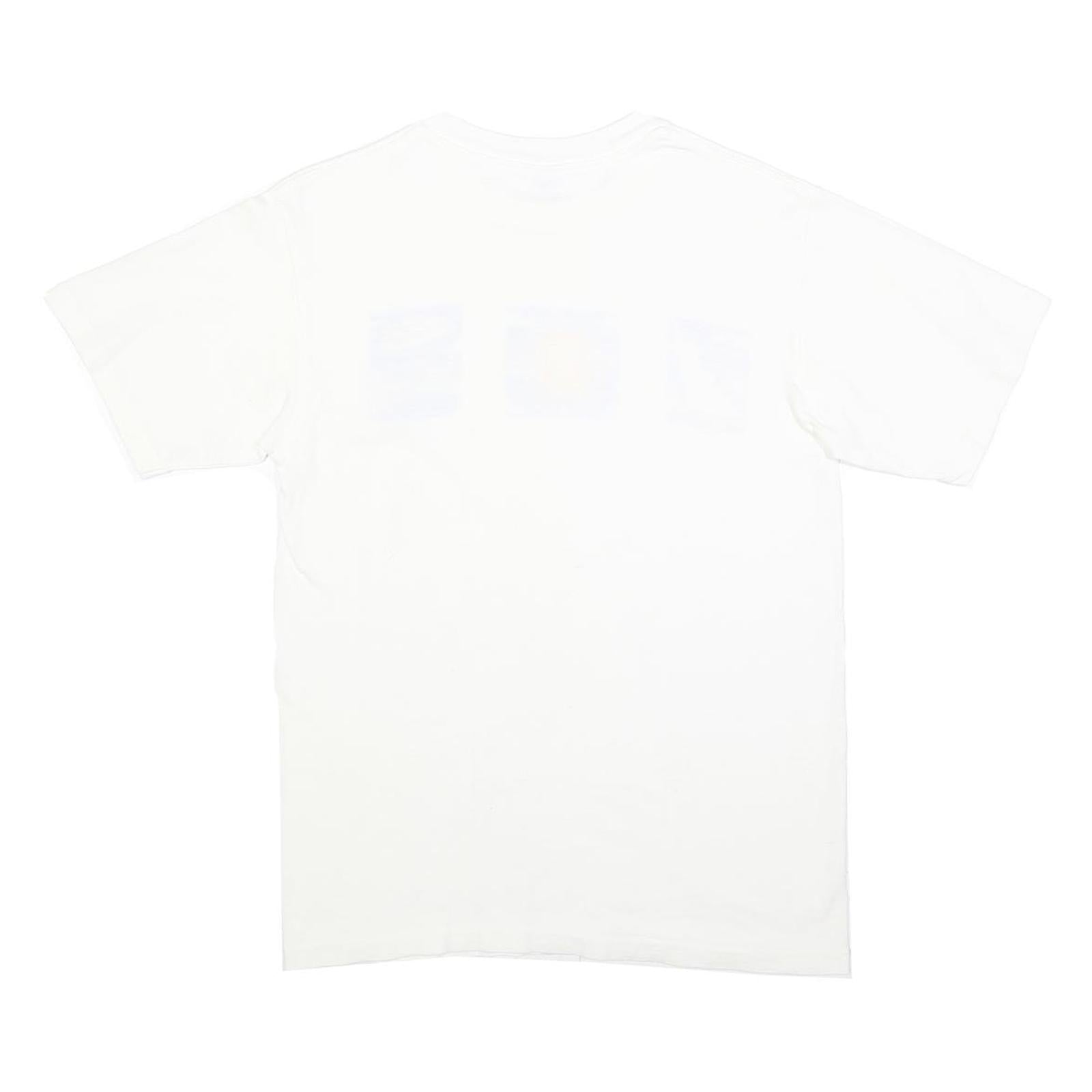 ANVIL Womens White Graphic T-Shirt M Short Sleeve Crew Neck Summer Design