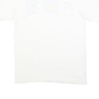 ANVIL Womens White Graphic T-Shirt M Short Sleeve Crew Neck Summer Design