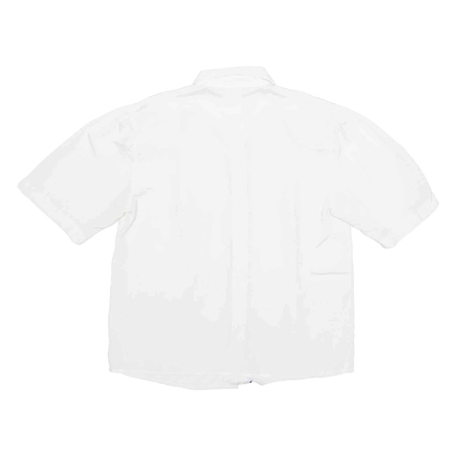 ELITE Womens Blouse White Collared M