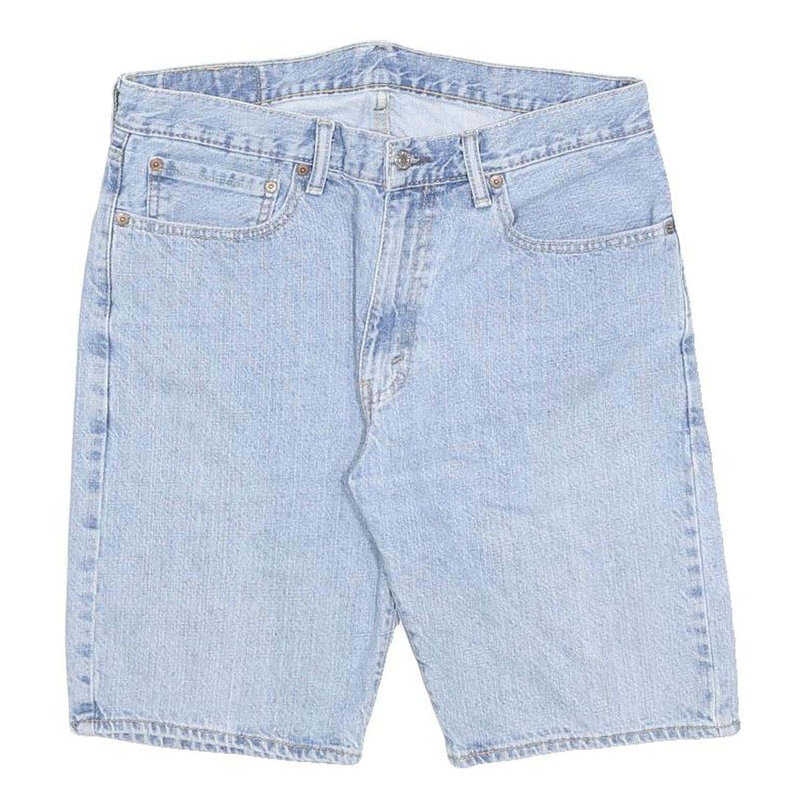 LEVI'S Mens Shorts Blue Denim Casual M W34 Classic Cotton Summer