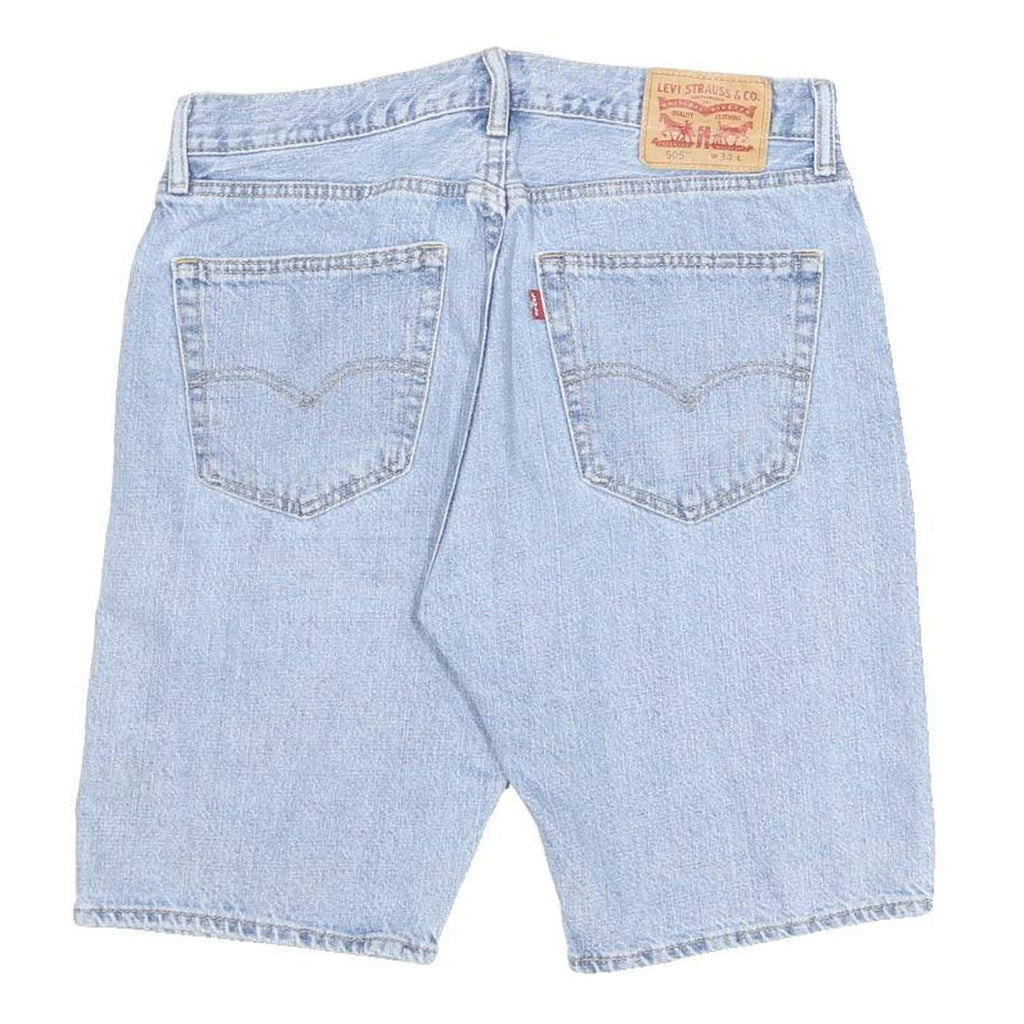 LEVI'S Mens Shorts Blue Denim Casual M W34 Classic Cotton Summer