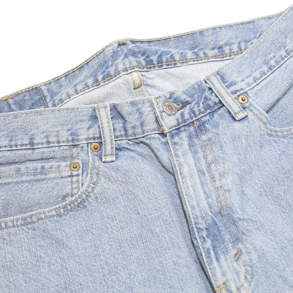 LEVI'S Mens Shorts Blue Denim Casual M W34 Classic Cotton Summer