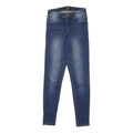 DIESEL Womens Jeans Blue Slim Skinny Denim Light W24 L30 Womens Zip Cotton Blend