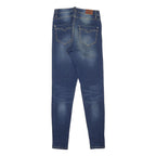DIESEL Womens Jeans Blue Slim Skinny Denim Light W24 L30 Womens Zip Cotton Blend