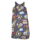 REYN SPOONER Womens Blue Hawaiian Print Sleeveless Maxi Cotton Blend Dress L