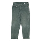 LEVI'S Mens Jeans Green Regular Straight Denim Medium W30 L27 Classic Cotton