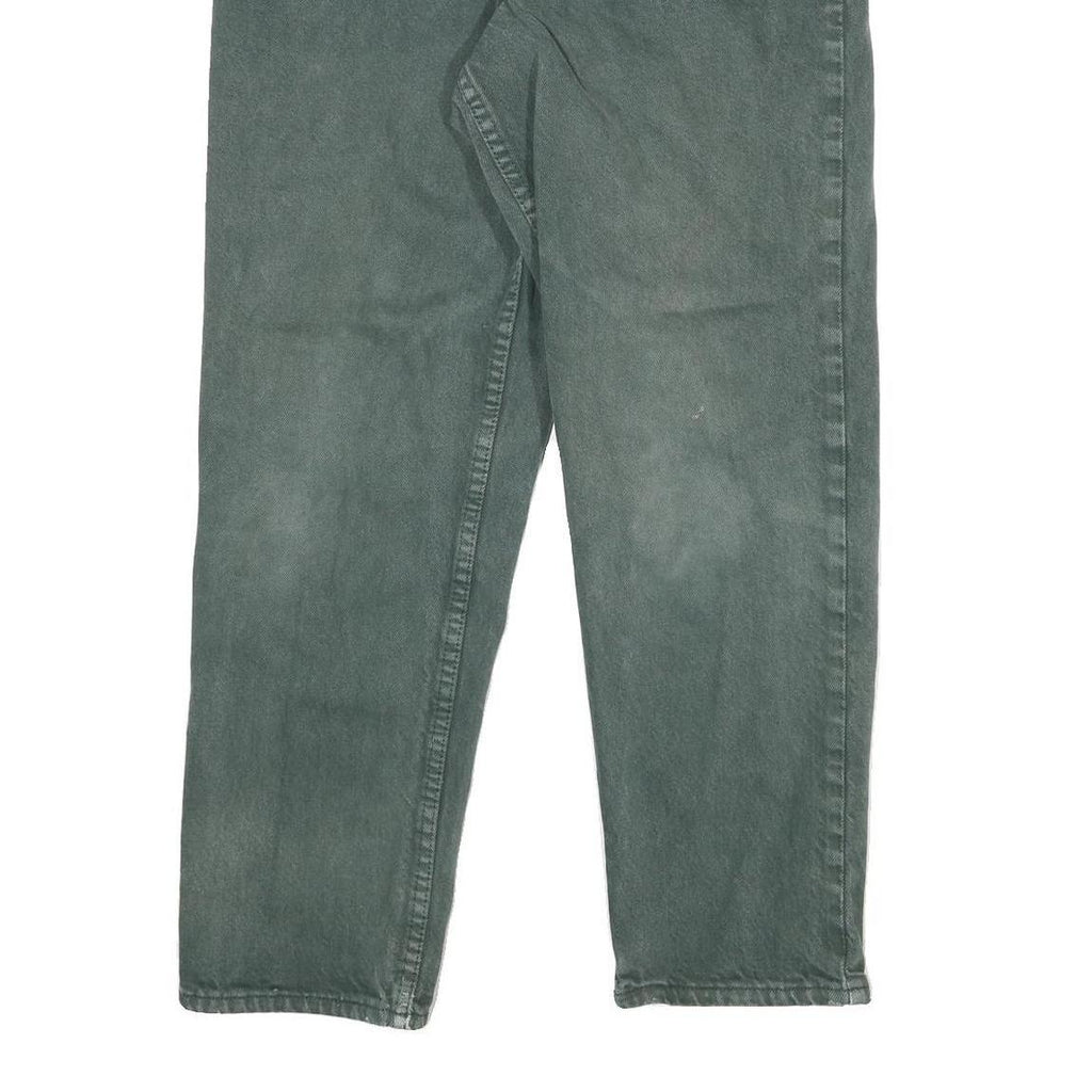 LEVI'S Mens Jeans Green Regular Straight Denim Medium W30 L27 Classic Cotton