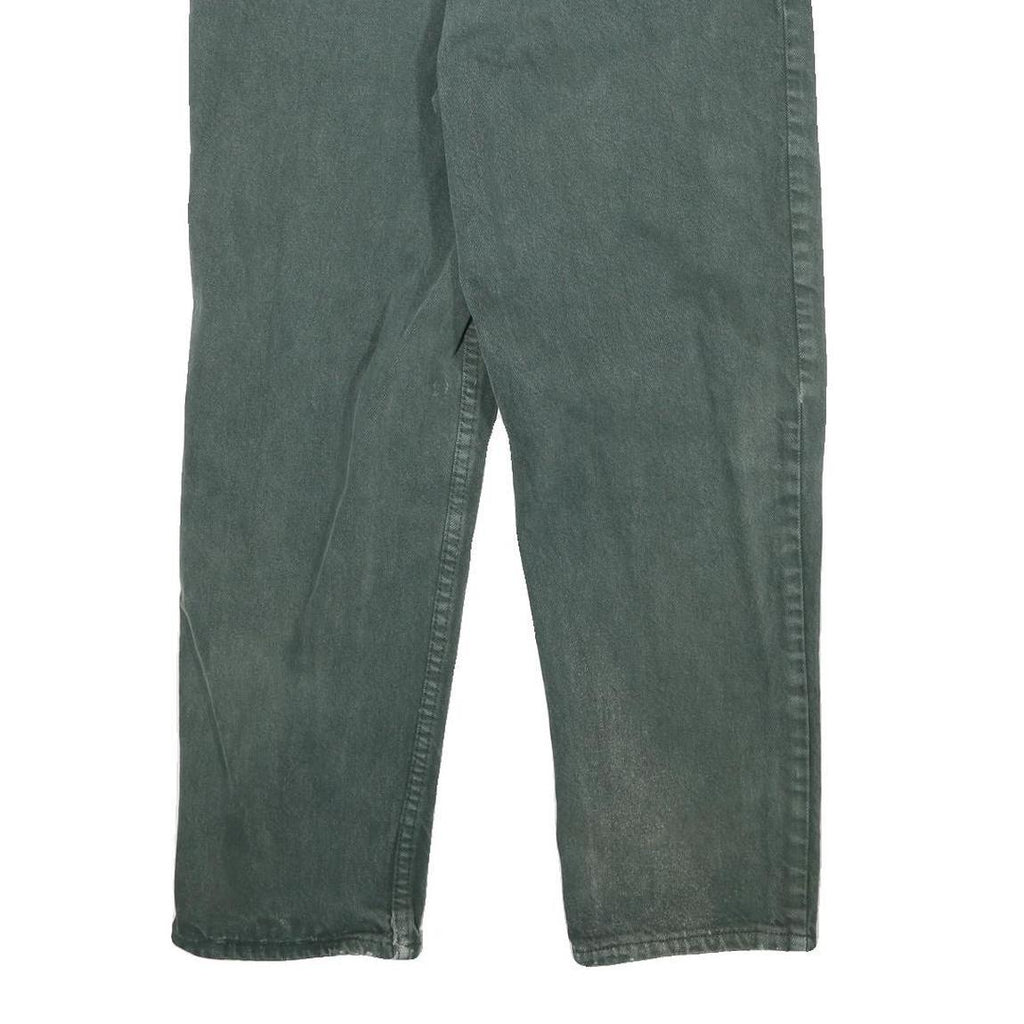 LEVI'S Mens Jeans Green Regular Straight Denim Medium W30 L27 Classic Cotton
