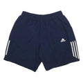 ADIDAS Mens Navy Blue Casual Sports Shorts L W28 Polyester Elastic Waist