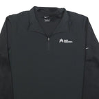 NIKE Mens Black Kaiser Permanente 1/4 Zip M Sweatshirt Sports Activewear