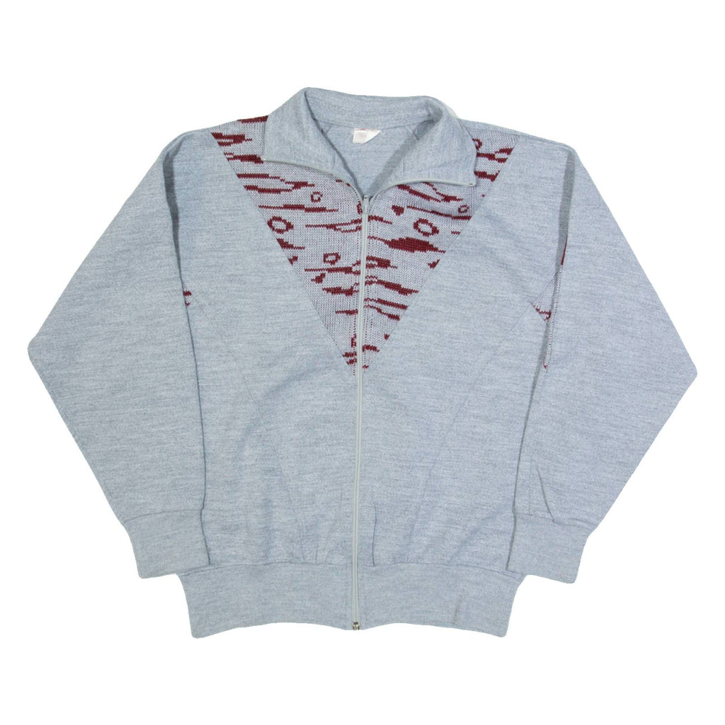 CYRILLA Womens Cardigan Grey High Neck 90s Tight Knit M