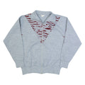 CYRILLA Womens Cardigan Grey High Neck 90s Tight Knit M
