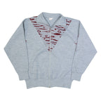 CYRILLA Womens Cardigan Grey High Neck 90s Tight Knit M