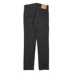 LEVI'S 511 Mens Slim Black Denim Medium W32 L32 Zip Jeans Slim Fit Stylish