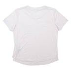 NIKE Dri-fit Mens T-Shirt White Crew Neck S