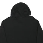 REEBOK Mens Black Hoodie S Cotton Blend Pullover S Zip Pocket