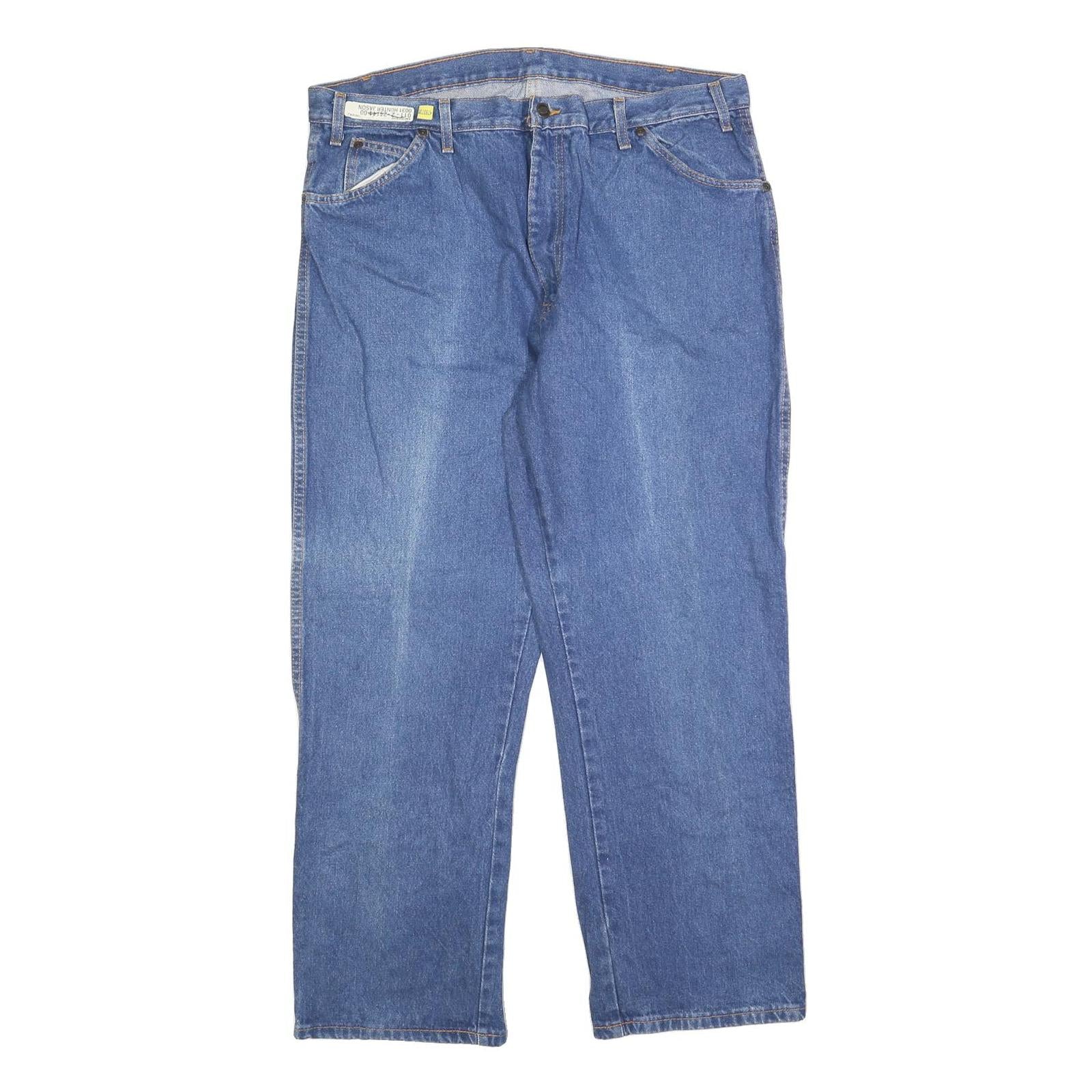 DICKIES Mens Jeans Blue Relaxed Straight Denim Medium W40 L30 Workwear