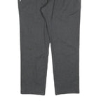 PIERRE CARDIN Mens Cotton Blend Grey Regular Fit Straight Trousers W34 L27 Smart