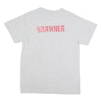 GILDAN Mens Grey Hebron Basketball Graphic T-Shirt M Short Sleeve Crew Neck