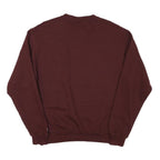 CHAMPION Mens Maroon Crew Neck M University Logo Cotton Blend Sweatshirt