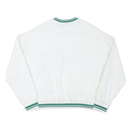 OLE Womens White San Diego West Sweatshirt Crew Neck L Cotton Blend Casual