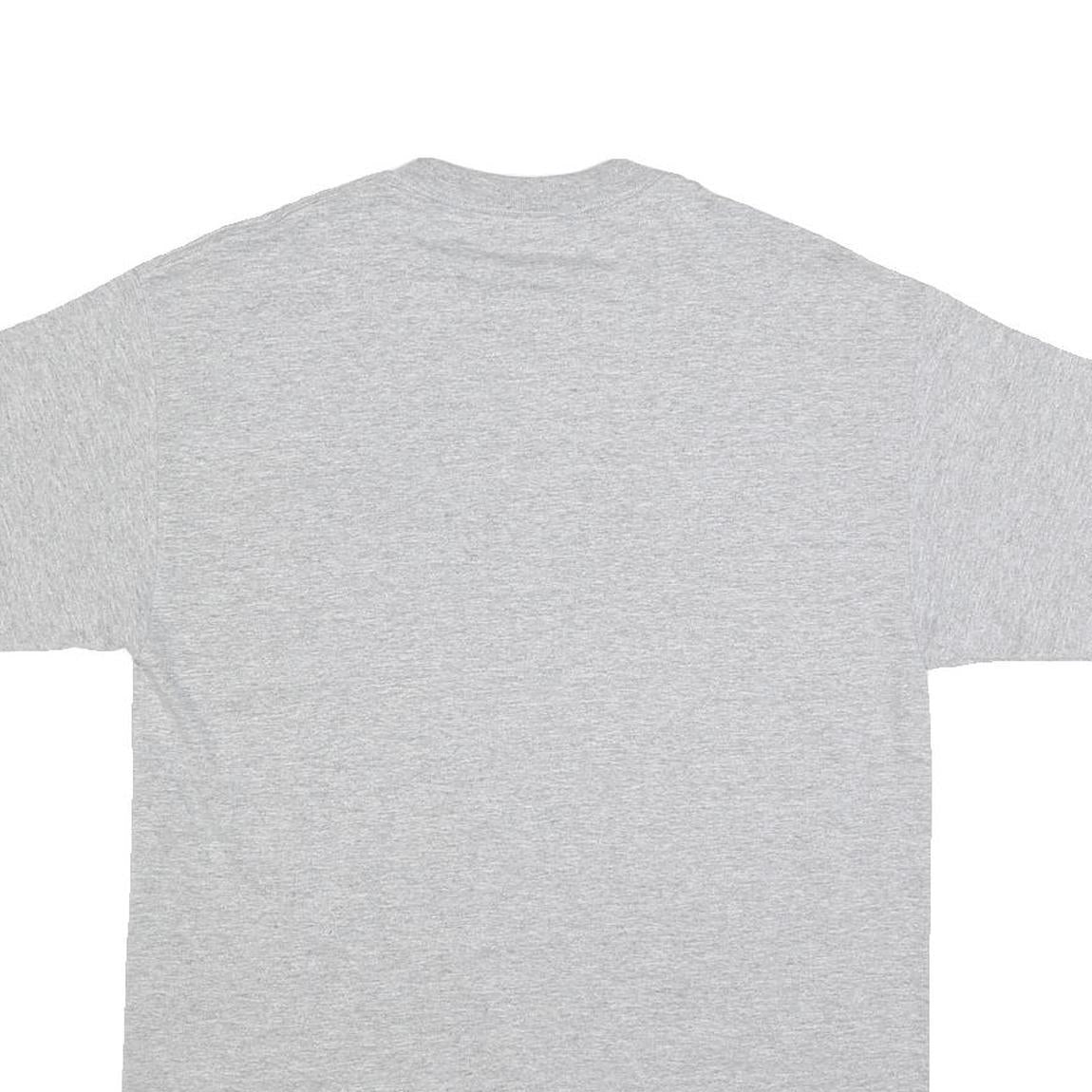 ALSTYLE Mens Grey Four Corners USA Graphic T-Shirt M Short Sleeve Crew Neck