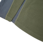 BERGHAUS Mens Green & Grey Plain Pullover Crew Neck Fleece L Outdoor Hiking Wear