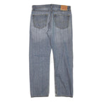 LEVI'S 505 Mens Jeans Blue Regular Straight Denim Medium W36 L32 Classic Fit